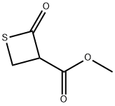 3-Thietanecarboxylicacid,2-oxo-,methylester(9CI) 结构式