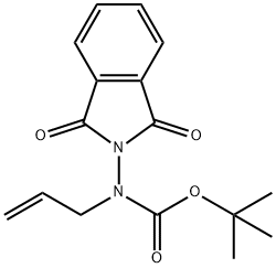叔丁基烯丙基(1,3-二氧代异二氢吲哚-2-基)氨基甲酸酯 结构式