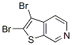 Thieno[2,3-c]pyridine, 2,3-dibromo- (8CI) 结构式