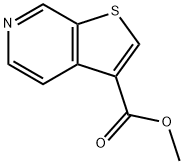 甲基噻吩并[2,3-C]吡啶-3 - 羧酸乙酯 结构式