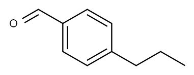 4-N-丙基苯甲醛 结构式