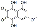 1,4,5-trihydroxy-7-methoxy-naphthalene-2,3-dione 结构式