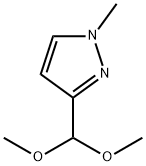 3-(DIMETHOXYMETHYL)-1-METHYL-1H-PYRAZOLE 结构式