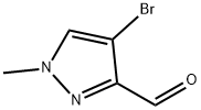 4-溴-1-甲基-吡唑-3-甲醛 结构式