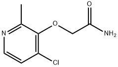 2-[(4-CHLORO-2-METHYL-3-PYRIDYL)OXY]ACETAMIDE 结构式