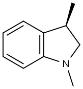 1H-Indole,2,3-dihydro-1,3-dimethyl-,(3R)-(9CI) 结构式