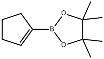 1-环戊烯硼酸频哪醇酯 结构式