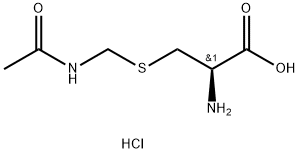 S-乙酰半胱氨酸盐酸 结构式