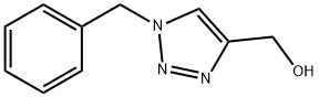 [1-(苯基甲基)-1,2,3-三唑-4-基]甲醇 结构式