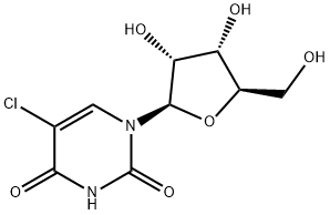 5-氯尿嘧啶核苷 结构式