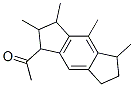 1-(1,2,3,5,6,7-hexahydrotetramethyl-s-indacenyl)ethanone 结构式