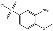 3-amino-4-methoxybenzene-1-sulfonyl chloride 结构式