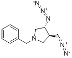 (3S,4S)-3,4-DIAZIDO-1-(PHENYLMETHYL)PYRROLIDINE 结构式