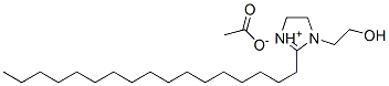 2-十七烷基-4,5-二氢-1-(2-羟乙基)-1H-咪唑乙酸酯 结构式