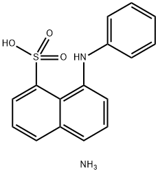 8-苯胺基-1-萘磺酸铵盐 结构式