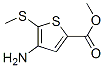 2-Thiophenecarboxylicacid,4-amino-5-(methylthio)-,methylester(9CI) 结构式