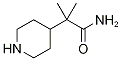 2-甲基-2-(4-哌啶基)丙酰胺 结构式