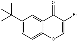 3-BROMO-6-TERT-BUTYLCHROMONE 结构式