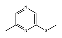 2-甲基硫代-6-甲基吡嗪 结构式