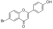 6-Bromo-4'-hydroxyflavone 结构式