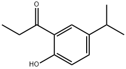 1-(2-HYDROXY-5-ISOPROPYLPHENYL)PROPAN-1-ONE 结构式