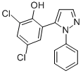 2,4-DICHLORO-6-(1-PHENYL-1H-PYRAZOL-5-YL)PHENOL 结构式