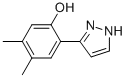 3-(4,5-DIMETHYL-2-HYDROXYPHENYL)PYRAZOLE 结构式