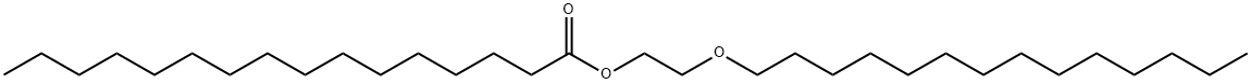 2-(Tetradecyloxy)ethyl palmitate 结构式