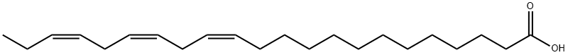 顺13,16,19-二十二碳三烯酸 结构式