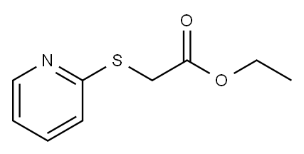 (吡啶-2-基硫基)-乙酸乙酯 结构式