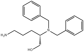 1-Pentanol, 5-aMino-2-[bis(phenylMethyl)aMino]-, (2S)- 结构式