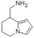 8-Indolizinemethanamine,5,6,7,8-tetrahydro-,(8R)-(9CI) 结构式