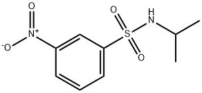 N-异丙基-3-硝基苯磺酰胺 结构式