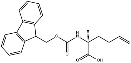 (S)-2-((((9H-Fluoren-9-yl)methoxy)carbonyl)amino)-2-methylhex-5-enoicacid