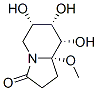 3(2H)-Indolizinone, hexahydro-6,7,8-trihydroxy-8a-methoxy-, (6S,7S,8S,8aS)- (9CI) 结构式