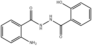 1-Anthraniloyl-2-salicyloylhydrazine 结构式
