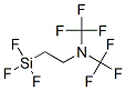 N,N-Bis(trifluoromethyl)-2-(trifluorosilyl)ethanamine 结构式