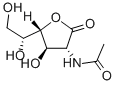 2-乙酰氨基-2-脱氧-D-半乳糖酸-1,4-内酯 结构式