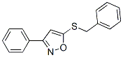 3-Phenyl-5-(benzylthio)isoxazole 结构式