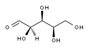 D-[2-2H]XYLOSE 结构式