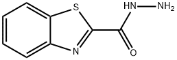 1,3-苯并噻唑-2-卡巴肼 结构式