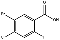 5-溴-4-氯-2-氟苯甲酸 结构式