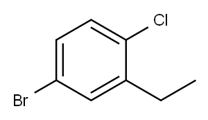 4-溴-1-氯-2-乙基苯 结构式