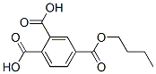 butyl dihydrogen benzene-1,2,4-tricarboxylate 结构式