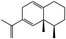 (1R,8aR)-1,2,3,4,6,8a-Hexahydro-1,8a-dimethyl-7-(1-methyleneethyl)naphthalene 结构式