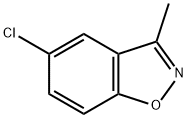 5-氯-3-甲基-1,2-苯异噁唑 结构式