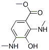 2,4-Bis(methylamino)3-hydroxybenzoic acid methyl ester 结构式