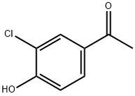 3'-氯-4'-羟基苯乙酮 结构式