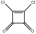 1,2-二氯-1-环丁烯-3,4-二酮 结构式