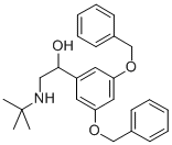 1-[3,5-二(苄氧基)苯基]-2-(叔丁基氨基)乙醇 结构式